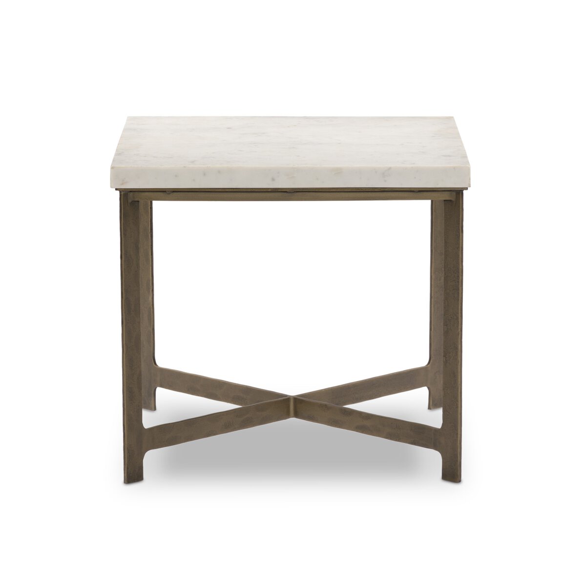 Hammered Iron End Table