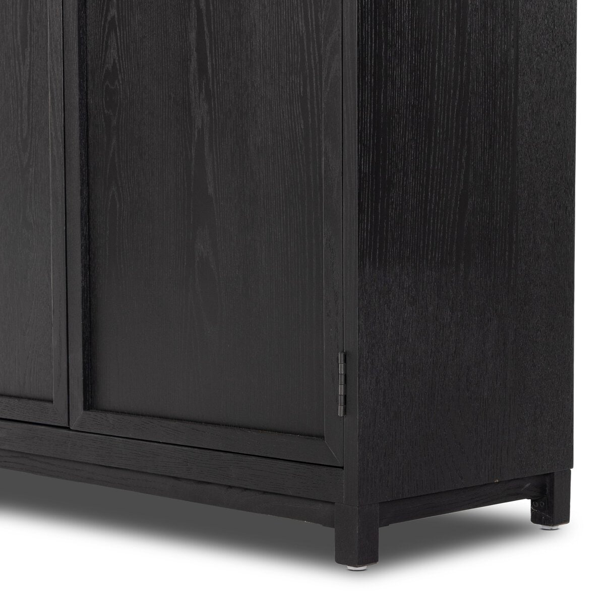 Millie Panel and Glass Door Double Cabinet