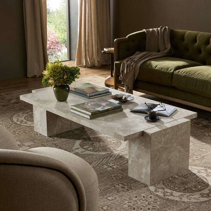 Romano Coffee Table - Lunar Marble - 237772-002_4
