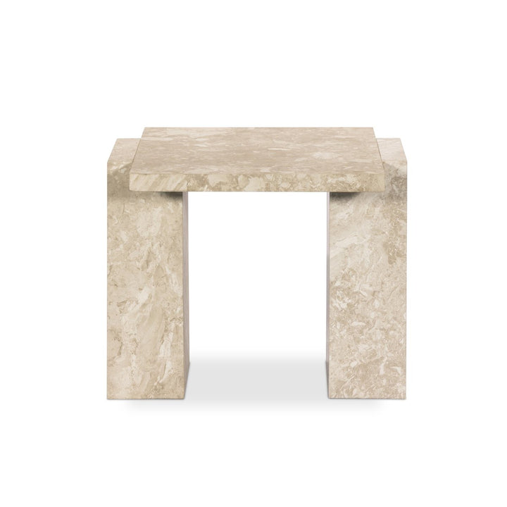 Romano End Table - Lunar Marble - 237779-002_1