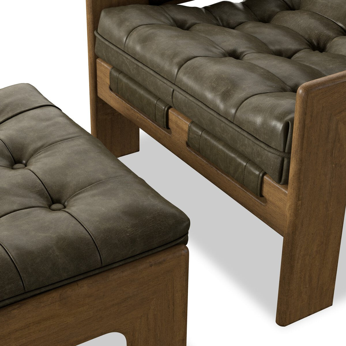 Halston Chair With Ottoman - Dulane Moss - 237803-005_7