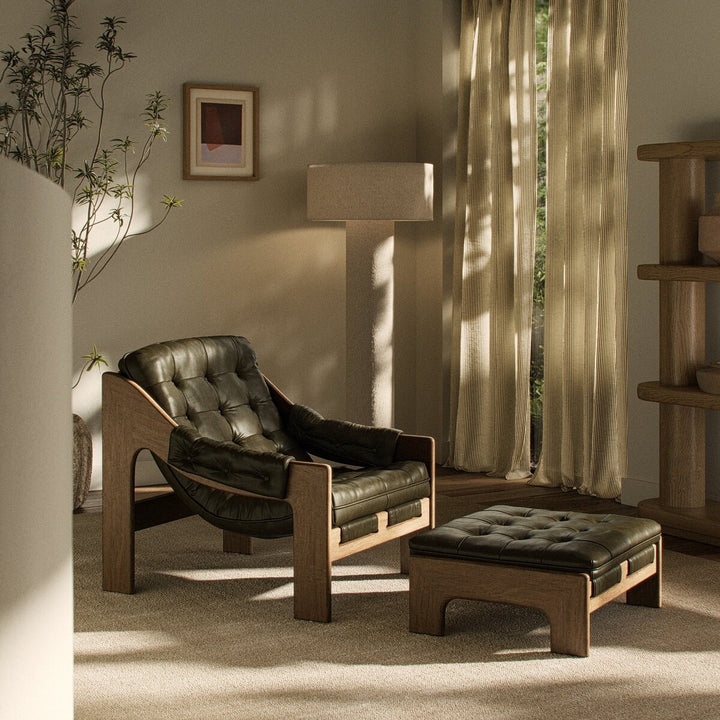 Halston Chair With Ottoman - Dulane Moss - 237803-005_4