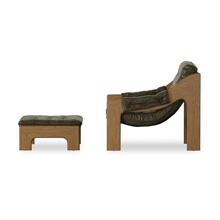 Halston Chair With Ottoman - Dulane Moss - 237803-005_3