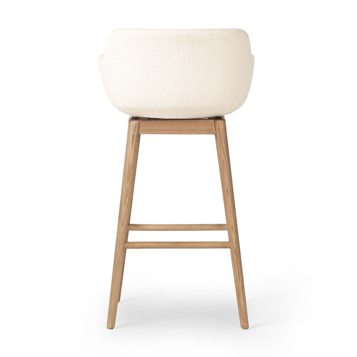 Hannah Swivel Bar + Counter Stool - Kerbey Ivory - Bar - 237909-003_5