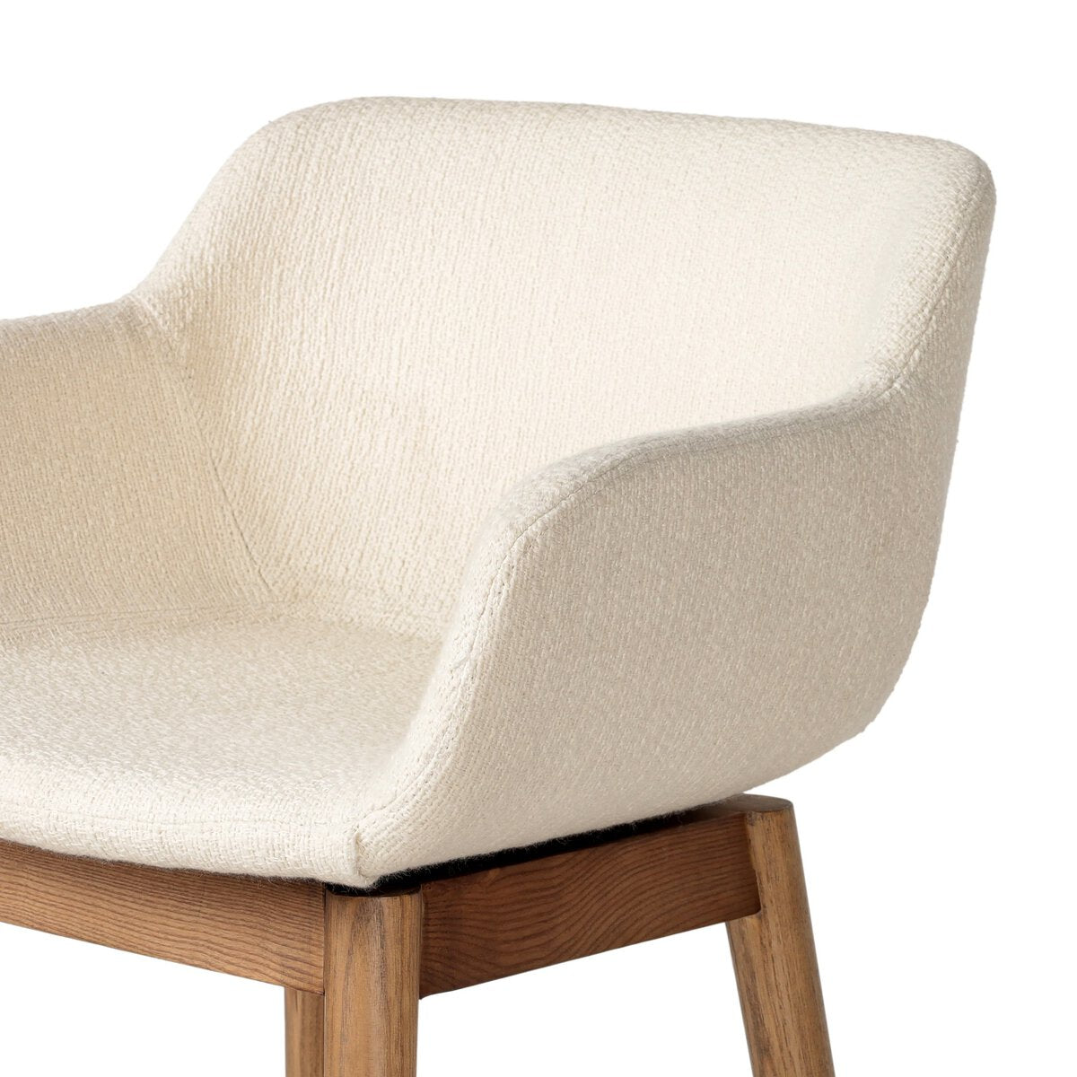Hannah Swivel Bar + Counter Stool - Kerbey Ivory - Bar - 237909-003_6