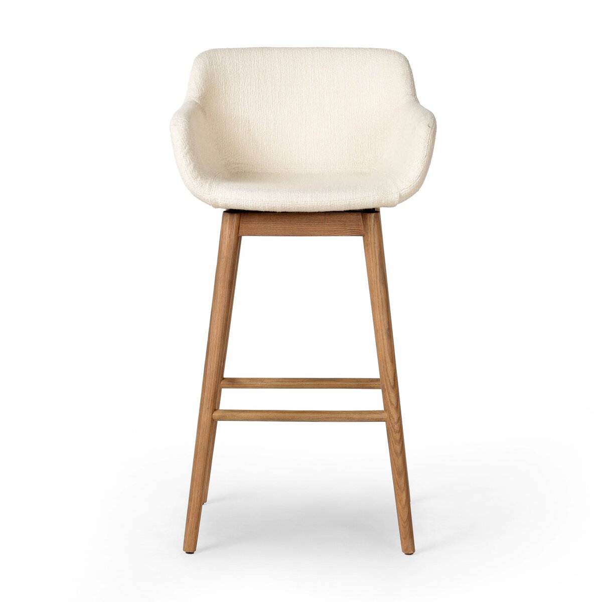 Hannah Swivel Bar + Counter Stool - Kerbey Ivory - Bar - 237909-003_1