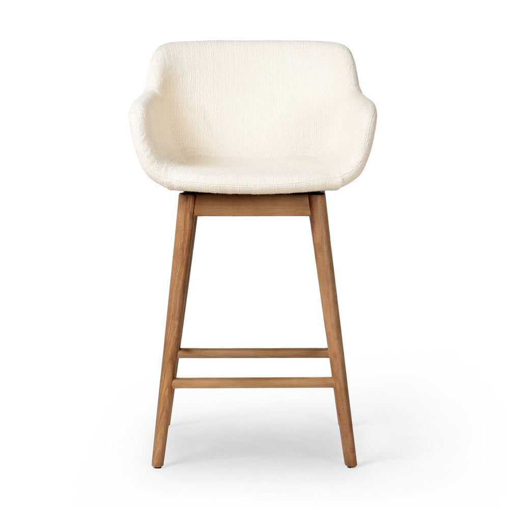 Hannah Swivel Bar + Counter Stool - Kerbey Ivory - Counter - 237909-004_1