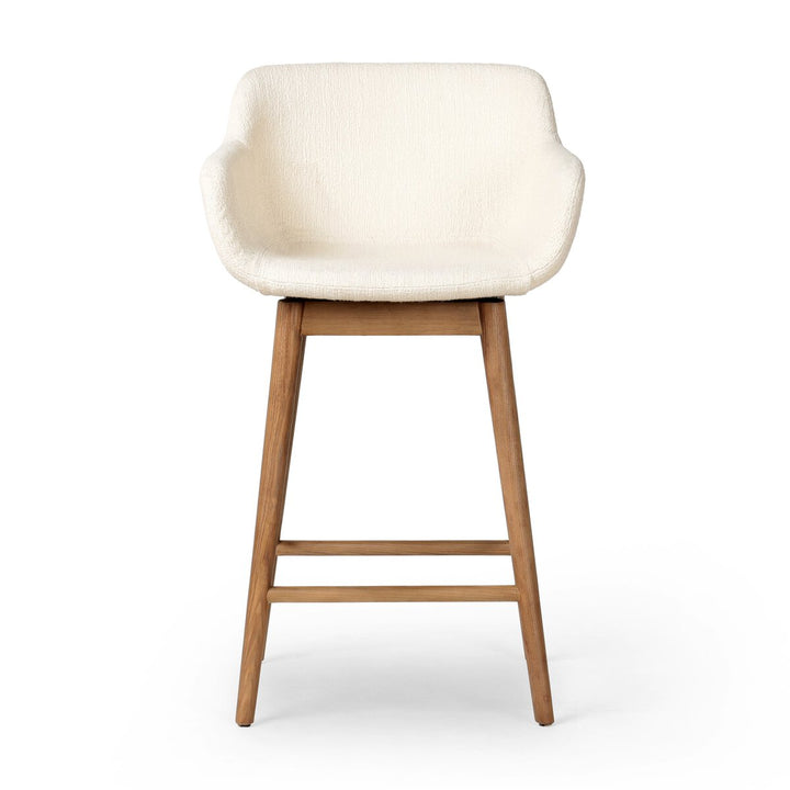 Hannah Swivel Bar + Counter Stool - Kerbey Ivory - Counter - 237909-004_1