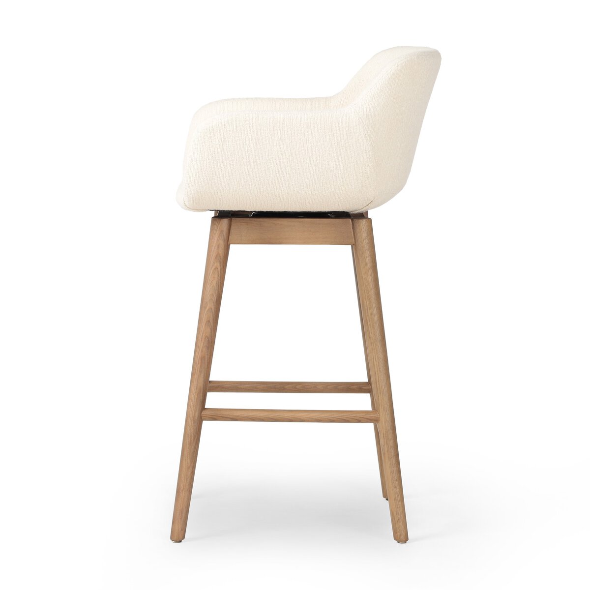 Hannah Swivel Bar + Counter Stool - Kerbey Ivory - Counter - 237909-004_3
