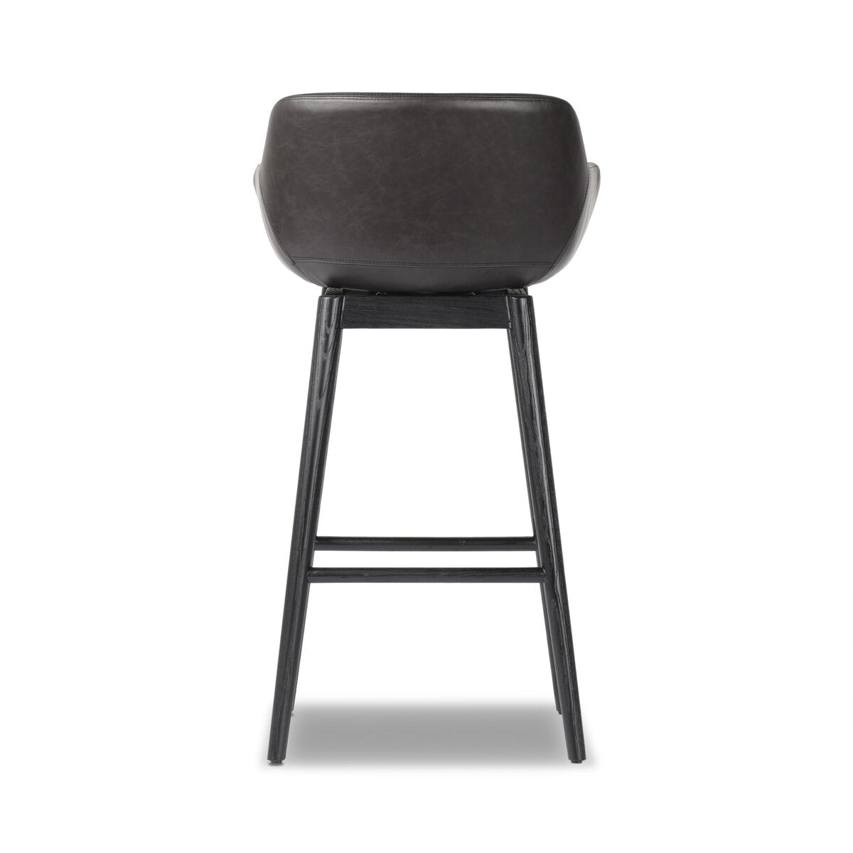 Hannah Swivel Bar + Counter Stool - Sonoma Black - Bar - 237909-009_5