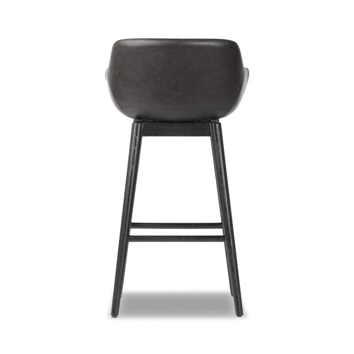 Hannah Swivel Bar + Counter Stool - Sonoma Black - Bar - 237909-009_5