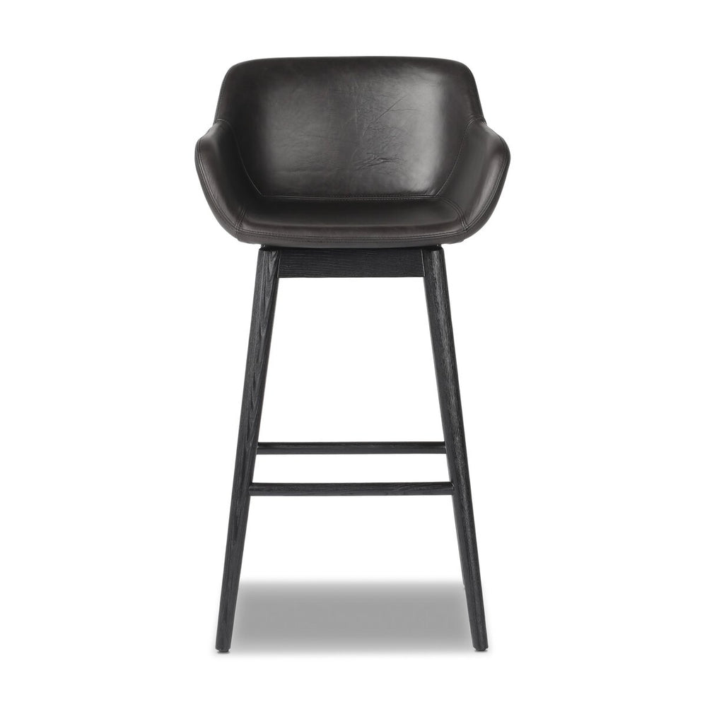 Hannah Swivel Bar + Counter Stool - Sonoma Black - Bar - 237909-009_1