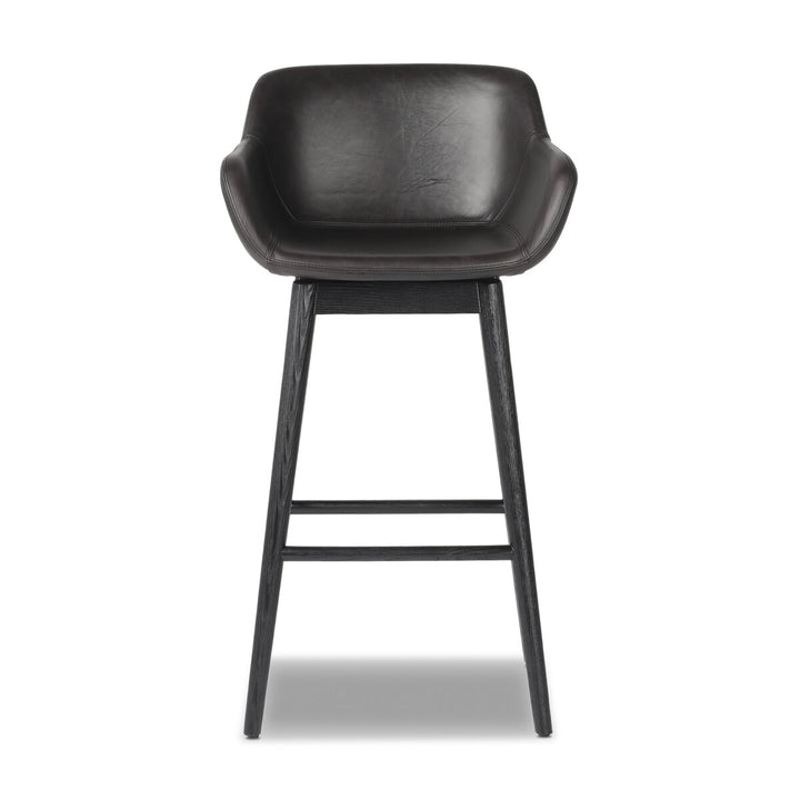 Hannah Swivel Bar + Counter Stool - Sonoma Black - Bar - 237909-009_1