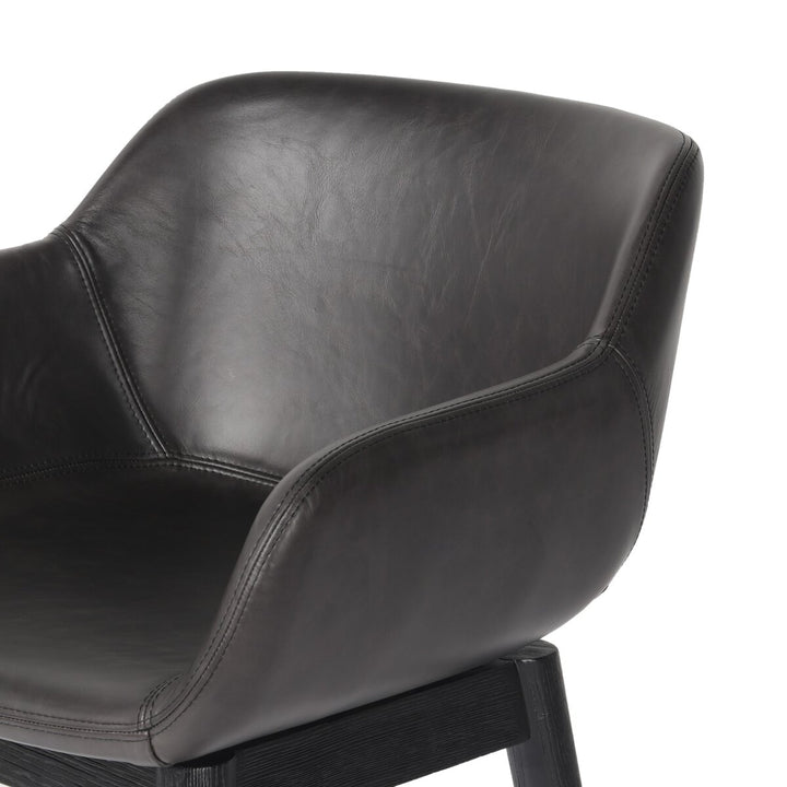 Hannah Swivel Bar + Counter Stool - Sonoma Black - Counter - 237909-010_6
