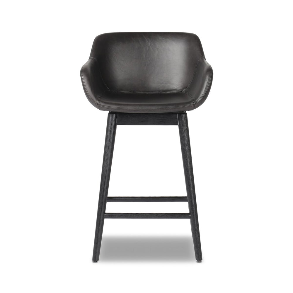 Hannah Swivel Bar + Counter Stool - Sonoma Black - Counter - 237909-010_1