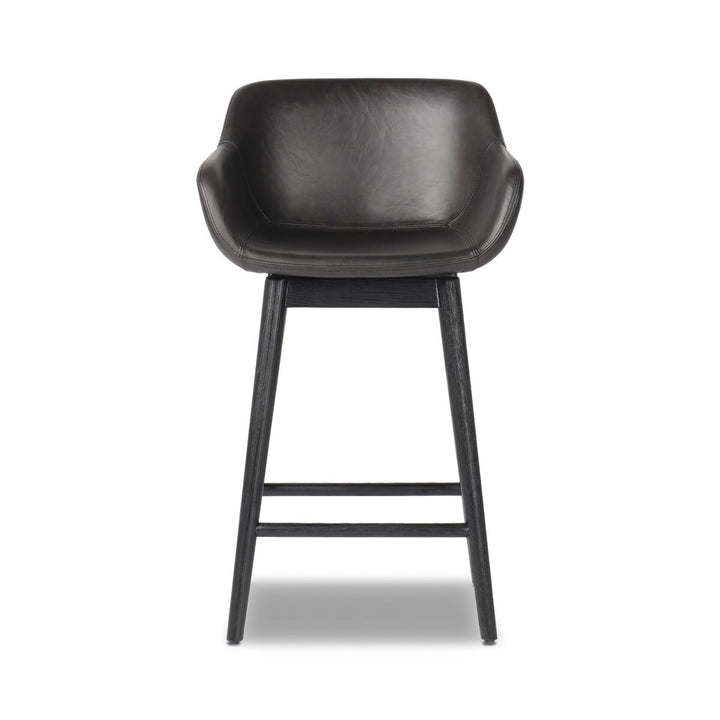 Hannah Swivel Bar + Counter Stool - Sonoma Black - Counter - 237909-010_1