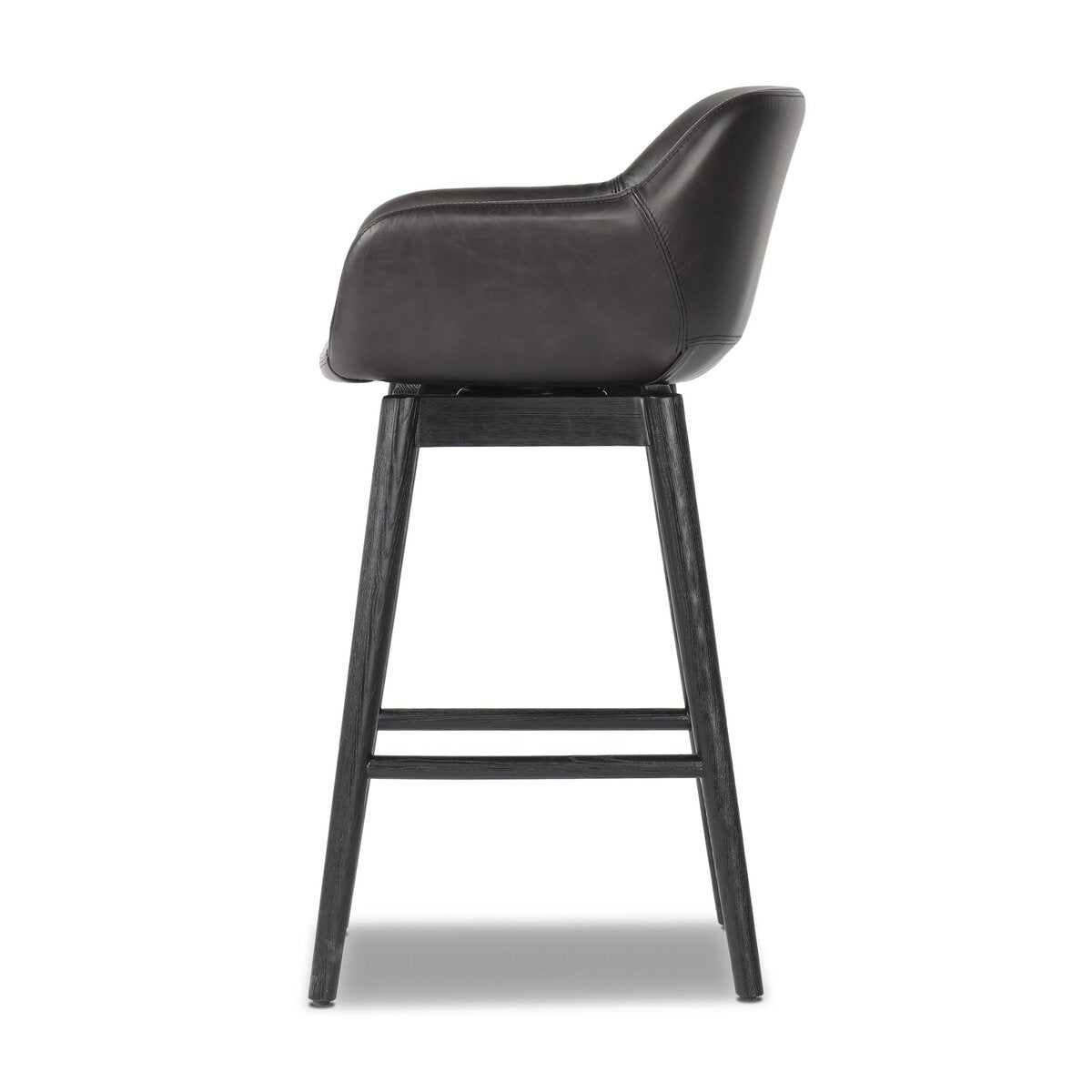 Hannah Swivel Bar + Counter Stool - Sonoma Black - Counter - 237909-010_3