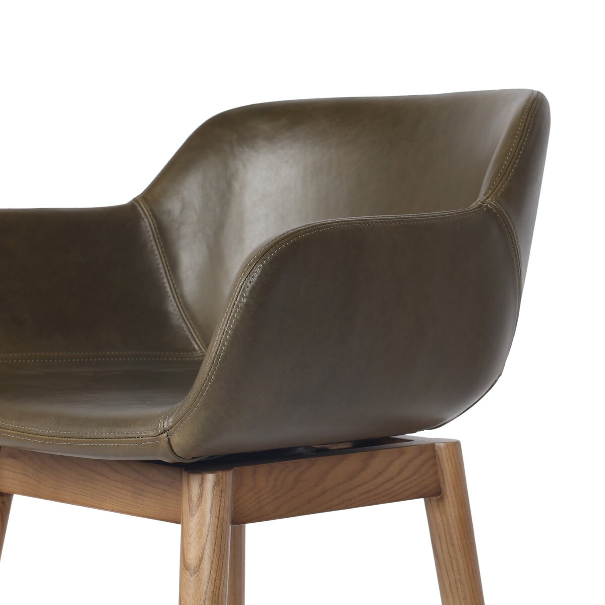 Hannah Swivel Bar + Counter Stool - Dulane Moss - Bar - 237909-013_6