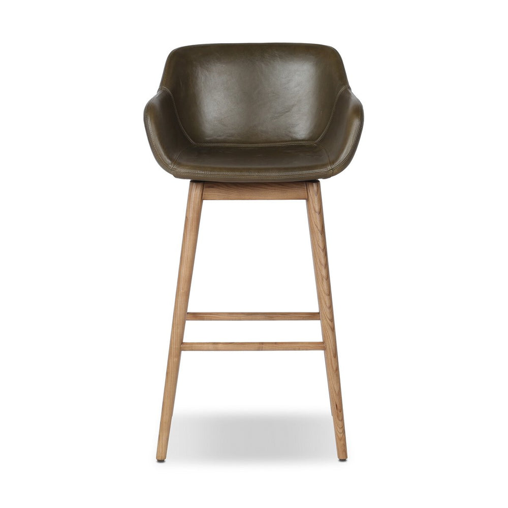 Hannah Swivel Bar + Counter Stool - Dulane Moss - Bar - 237909-013_1