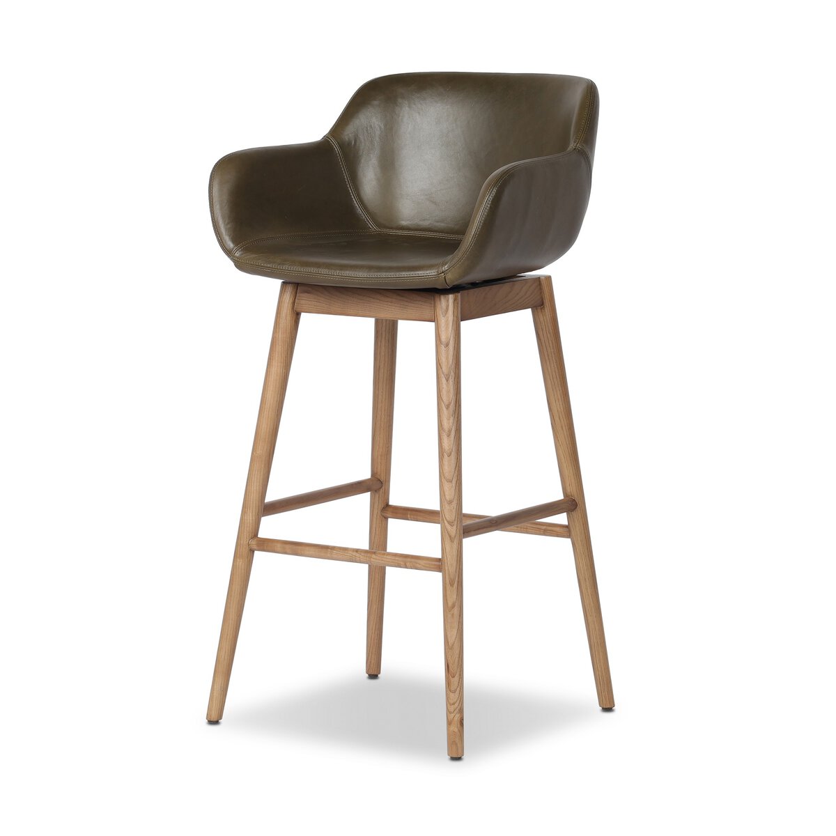 Hannah Swivel Bar + Counter Stool - Dulane Moss - Bar - 237909-013_2