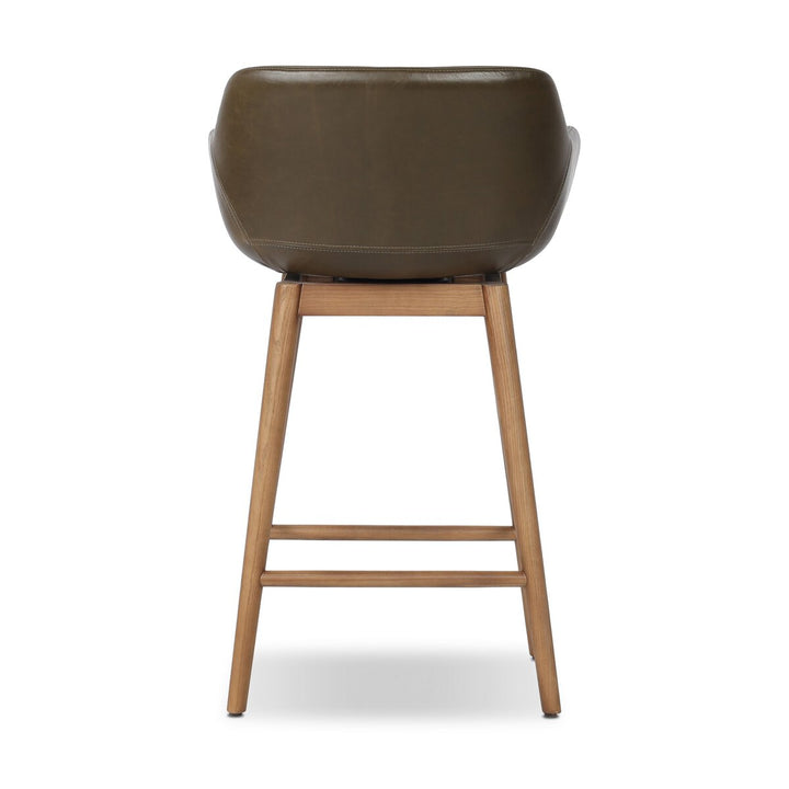 Hannah Swivel Bar + Counter Stool - Dulane Moss - Counter - 237909-014_5