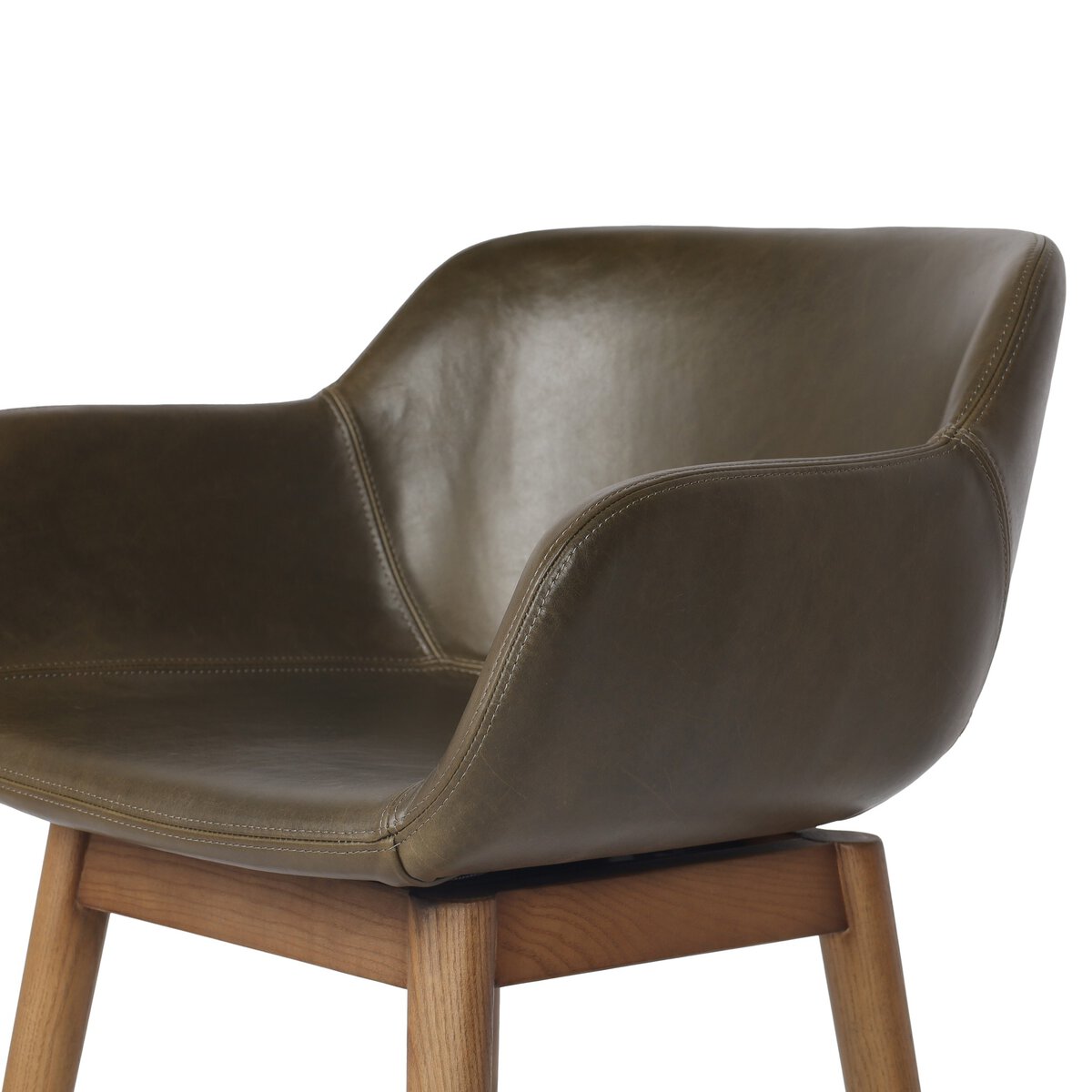 Hannah Swivel Bar + Counter Stool - Dulane Moss - Counter - 237909-014_6