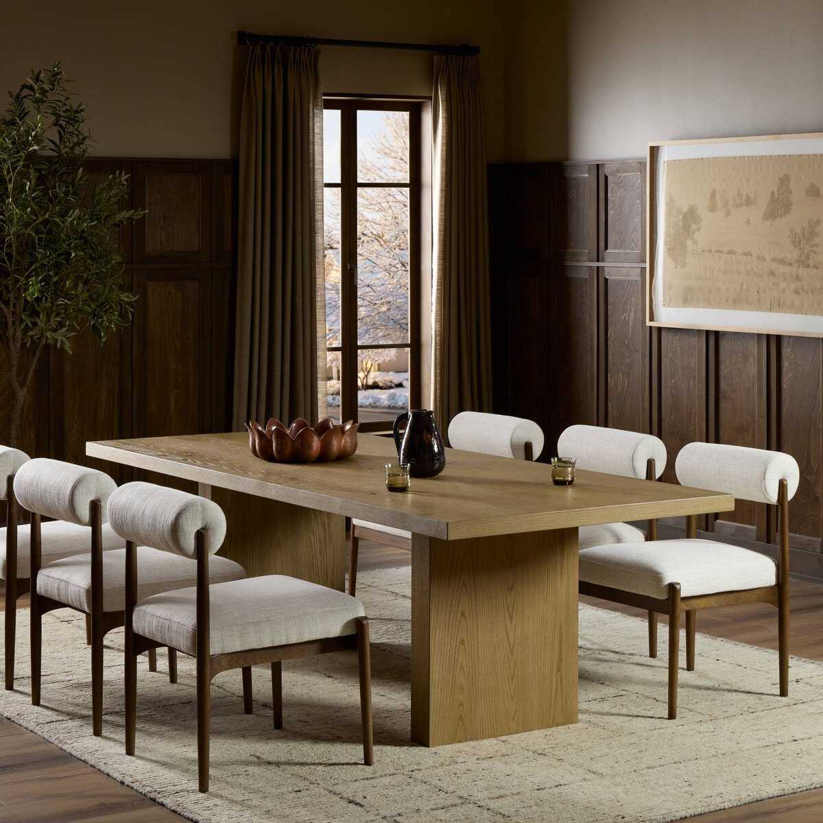 Torrington Dining Table - Sandy Oak Resawn - 238149-002_4