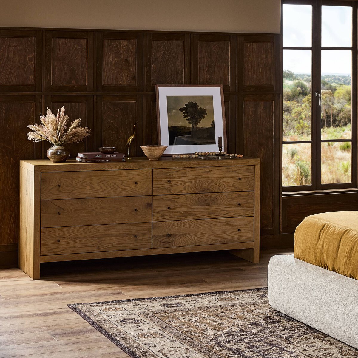 Torrington 6 Drawer Dresser - Sandy Oak Veneer - 238221-002_4