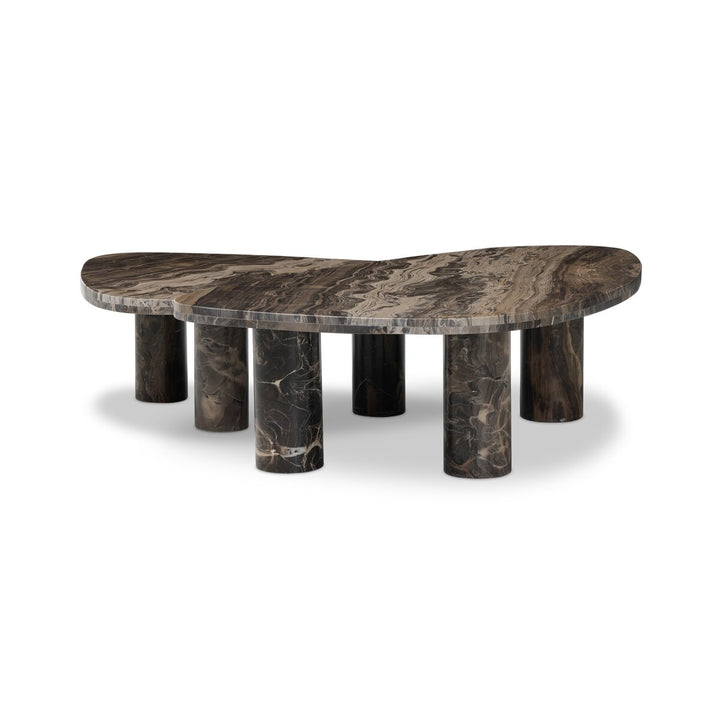 Zion Nesting Coffee Tables - Rocky Brown Marble - 238223-008_5