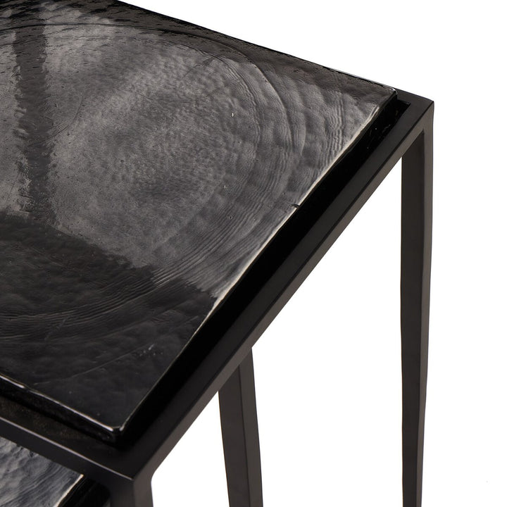 Dalston Nesting End Table Set - Smoked Black Cast Glass - 239742-001_5