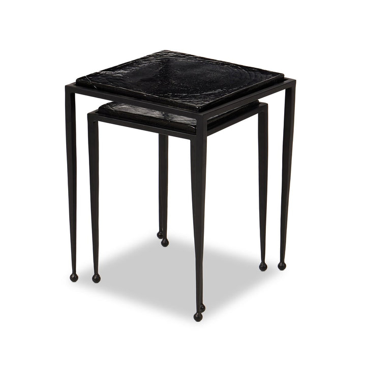 Dalston Nesting End Table Set - Smoked Black Cast Glass - 239742-001_7