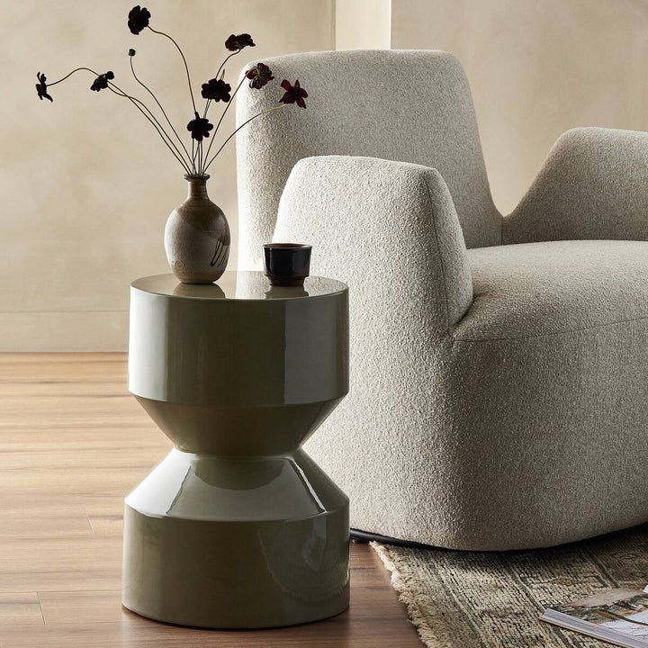 Ara End Table - Moss Lacquered Concrete - 240051-002_4