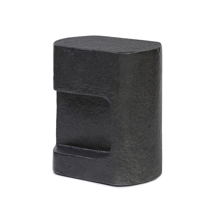 Clementine End Table - Distressed Graphite Concrete - 240100-003_2