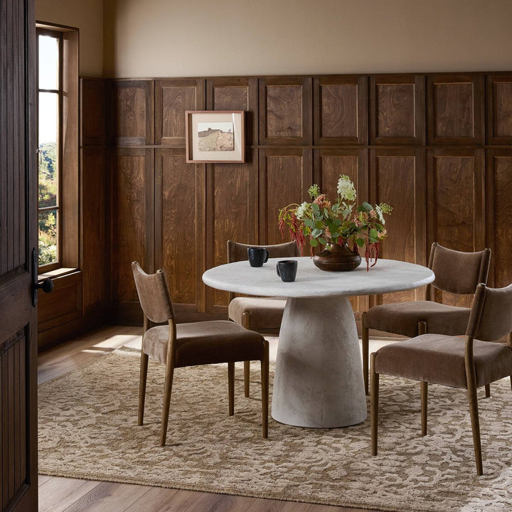 Janice Dining Table - Textured Lunar Concrete - 240106-004_4