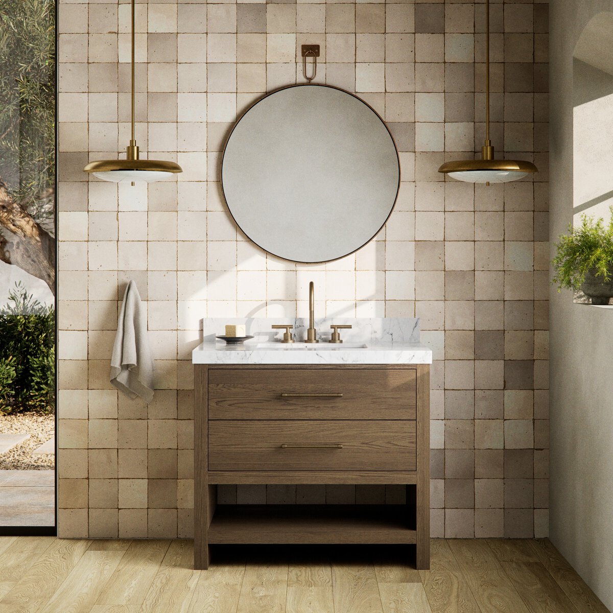 Anthem Single Vanity - Washed Natural Veneer - 240163-001_4