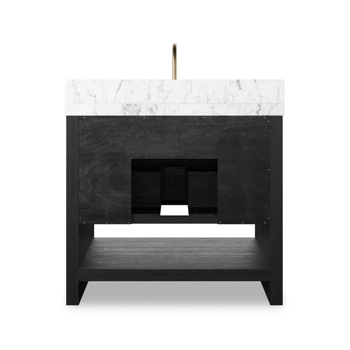 Anthem Single Vanity - Black Wash Oak Veneer - 240163-003_5