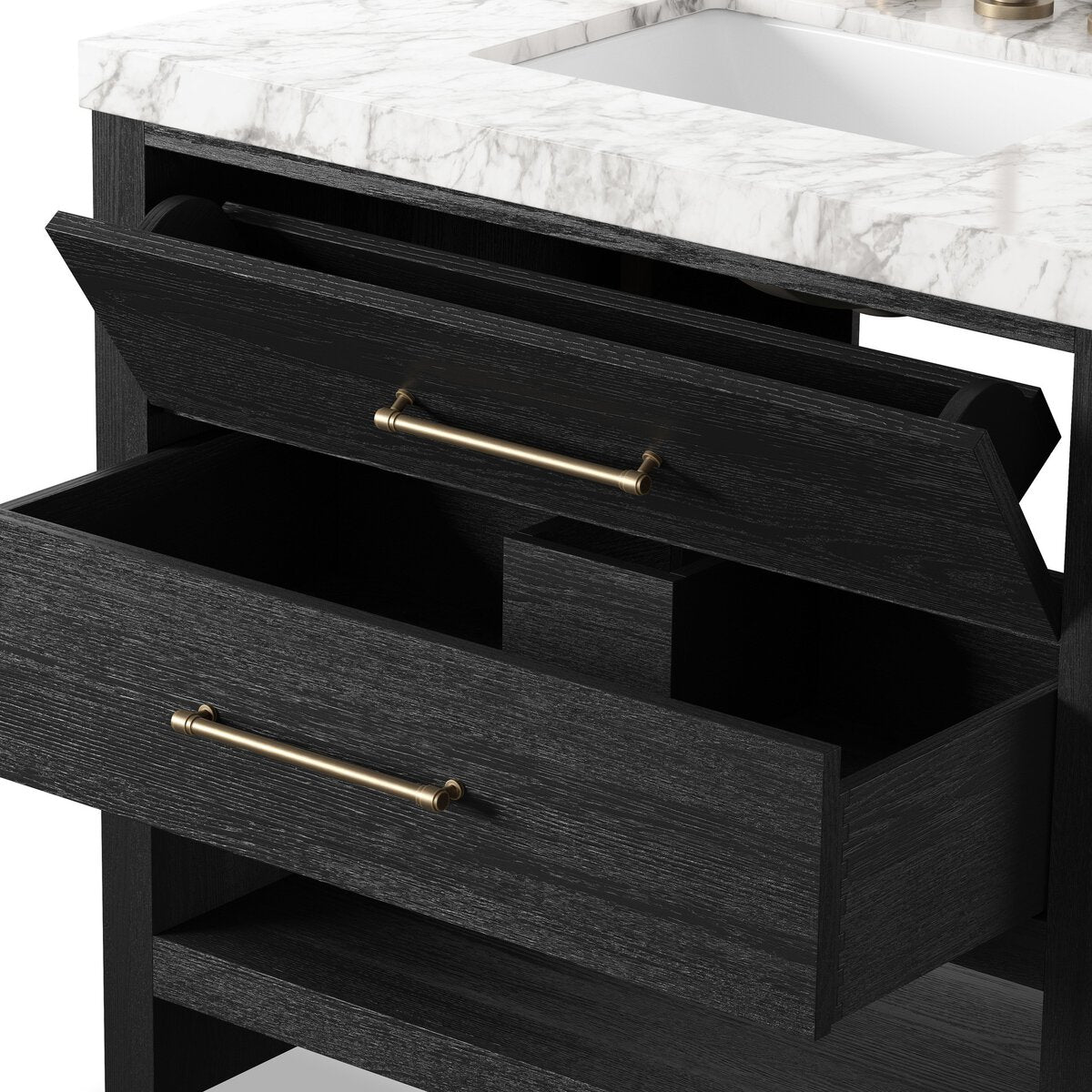 Anthem Single Vanity - Black Wash Oak Veneer - 240163-003_4