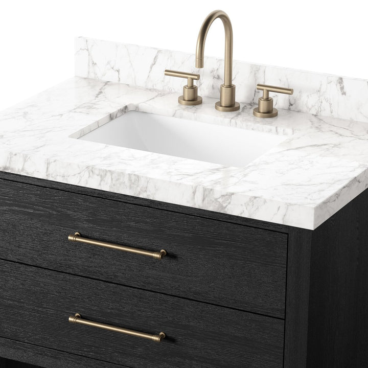 Anthem Single Vanity - Black Wash Oak Veneer - 240163-003_7