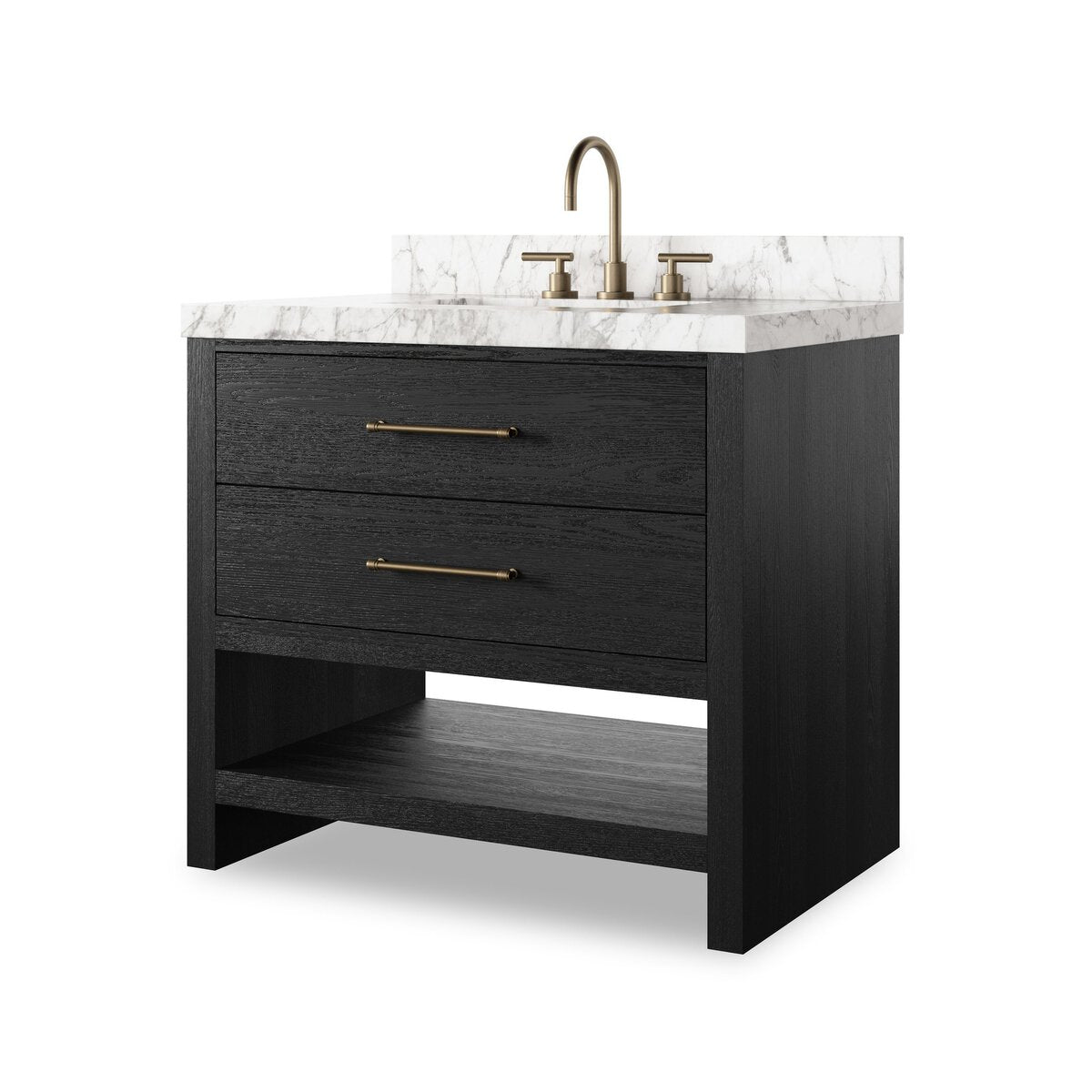 Anthem Single Vanity - Black Wash Oak Veneer - 240163-003_2
