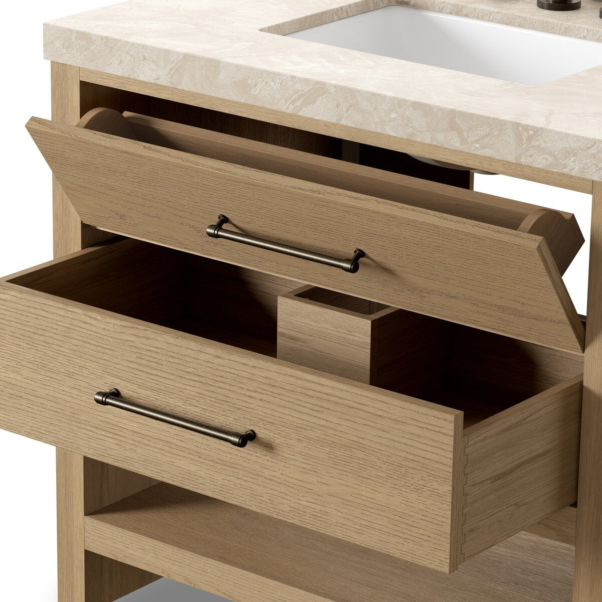 Anthem Single Vanity - Satin Light Wash Oak Veneer - 240163-004_4
