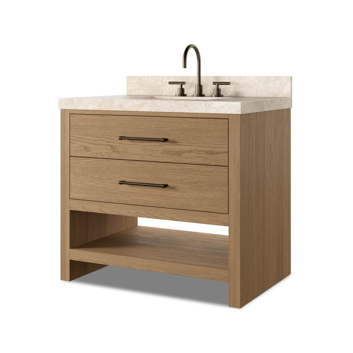 Anthem Single Vanity - Satin Light Wash Oak Veneer - 240163-004_2