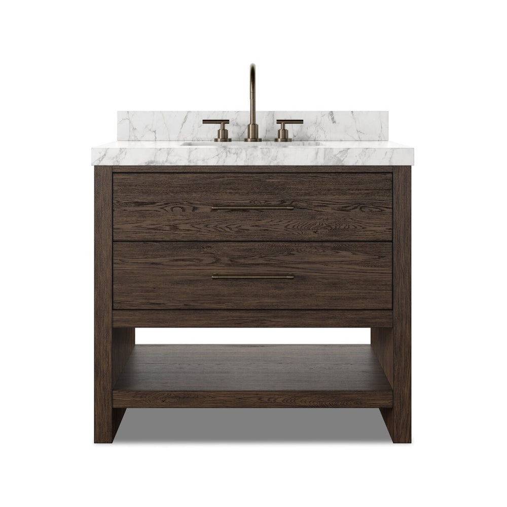 Anthem Single Vanity - Satin Espresso Oak Veneer - 240163-005_1