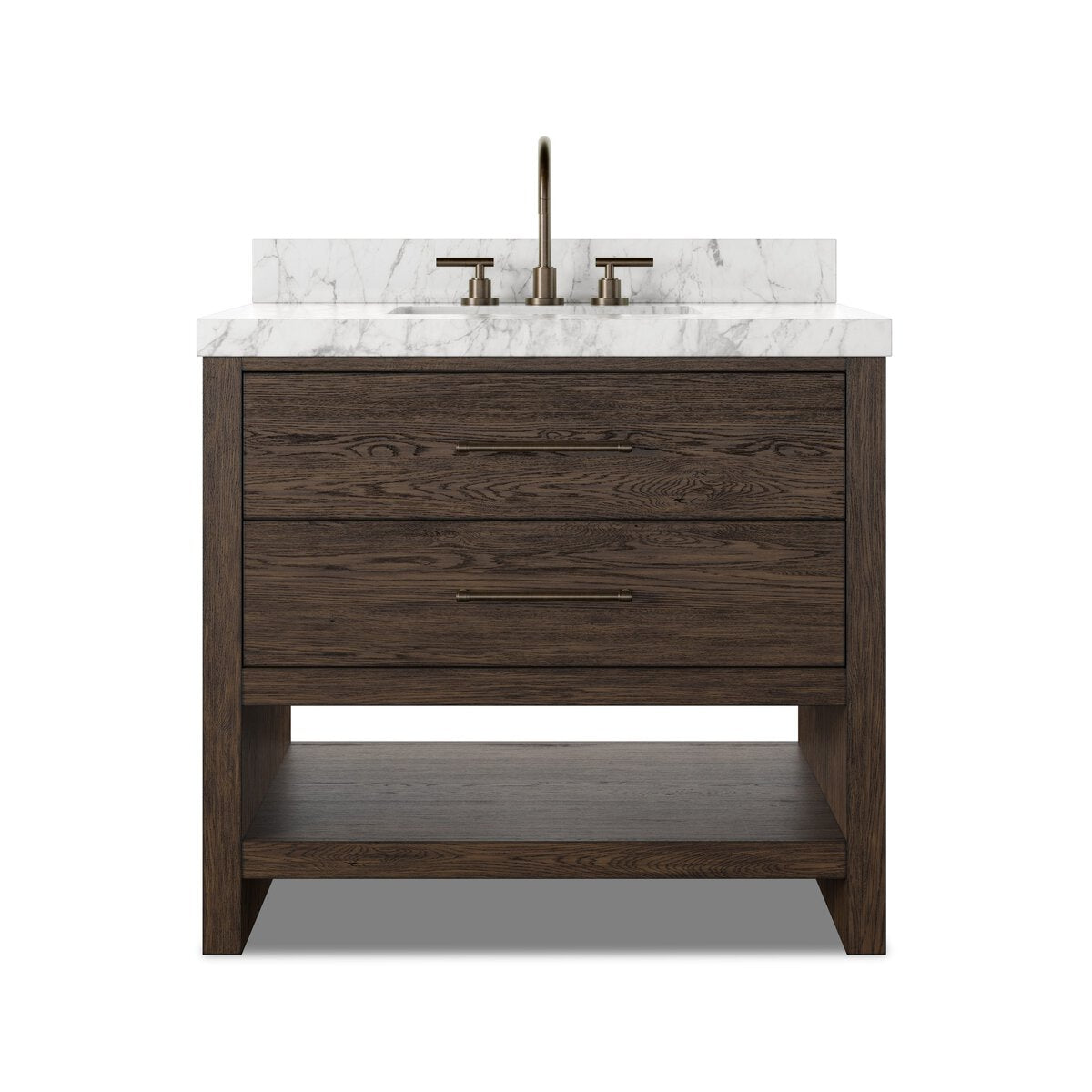 Anthem Single Vanity - Satin Espresso Oak Veneer - 240163-005_1