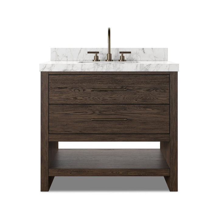 Anthem Single Vanity - Satin Espresso Oak Veneer - 240163-005_1