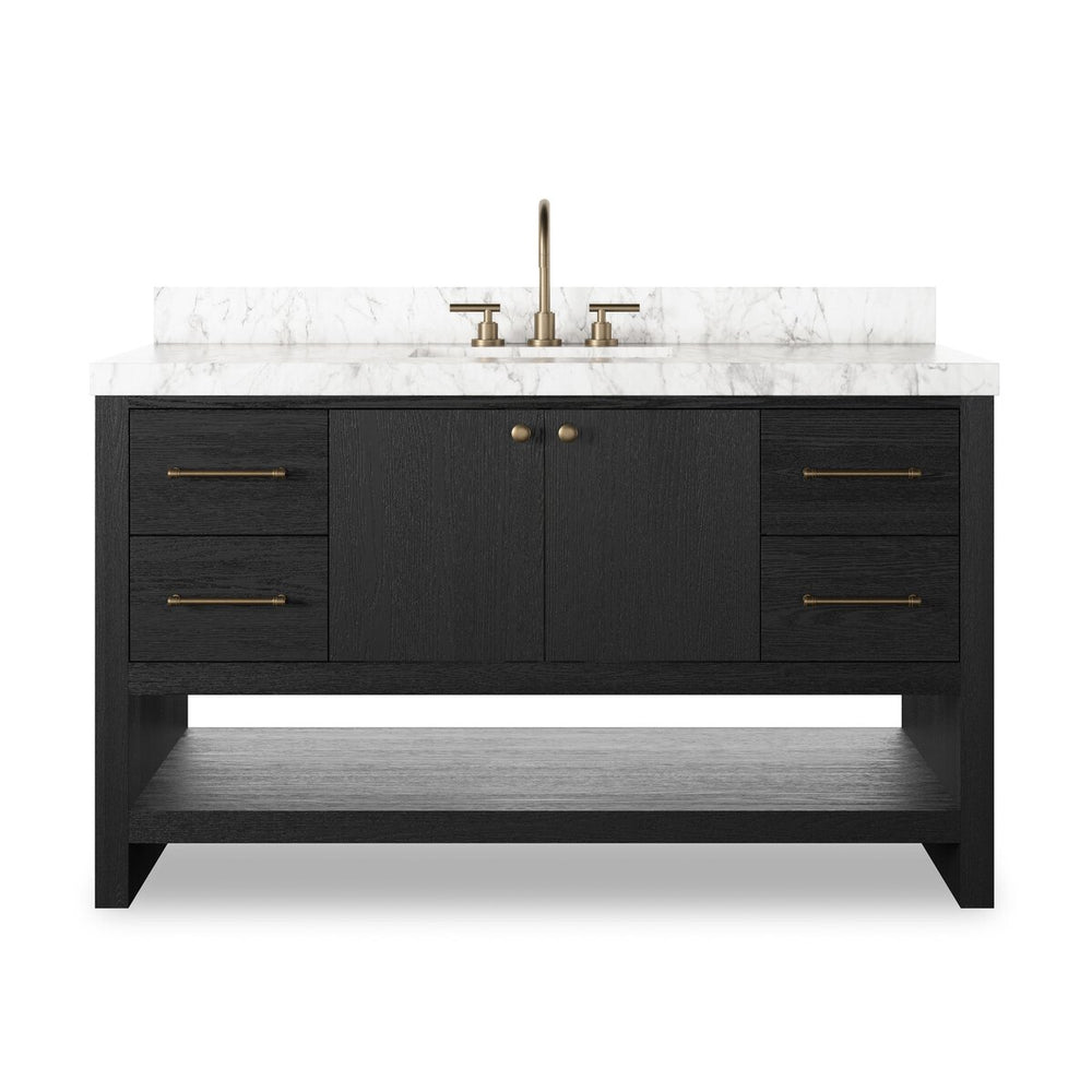 Anthem Single Wide Vanity - Black Wash Oak Veneer - 240194-003_1