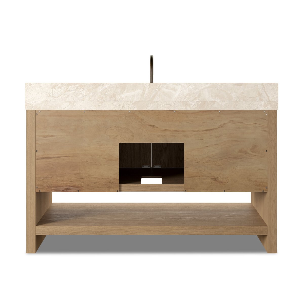 Anthem Single Wide Vanity - Satin Light Wash Oak Veneer - 240194-004_6