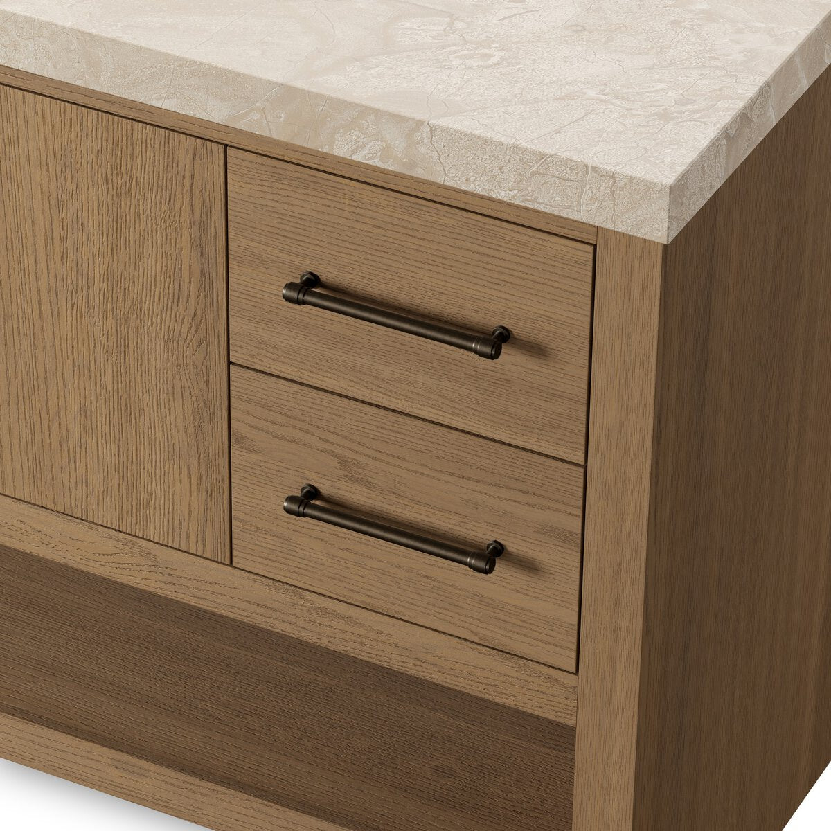 Anthem Single Wide Vanity - Satin Light Wash Oak Veneer - 240194-004_7