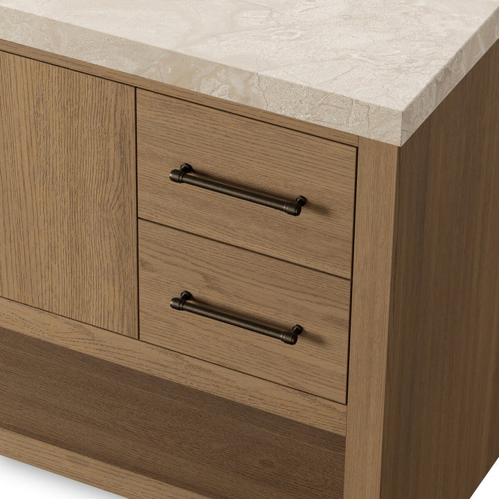 Anthem Single Wide Vanity - Satin Light Wash Oak Veneer - 240194-004_7