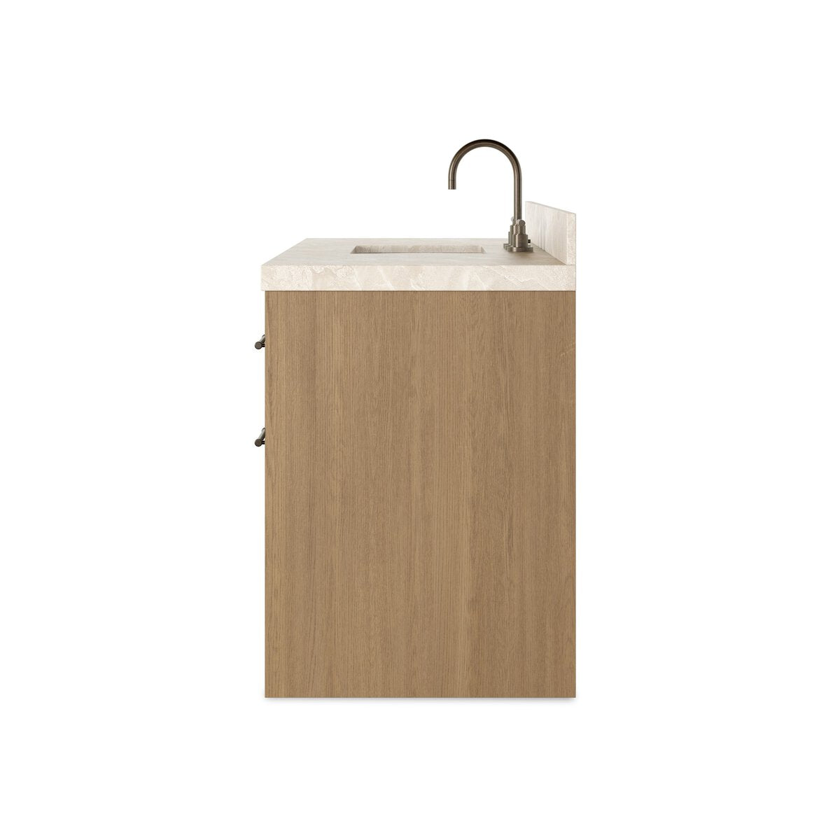 Anthem Single Wide Vanity - Satin Light Wash Oak Veneer - 240194-004_3