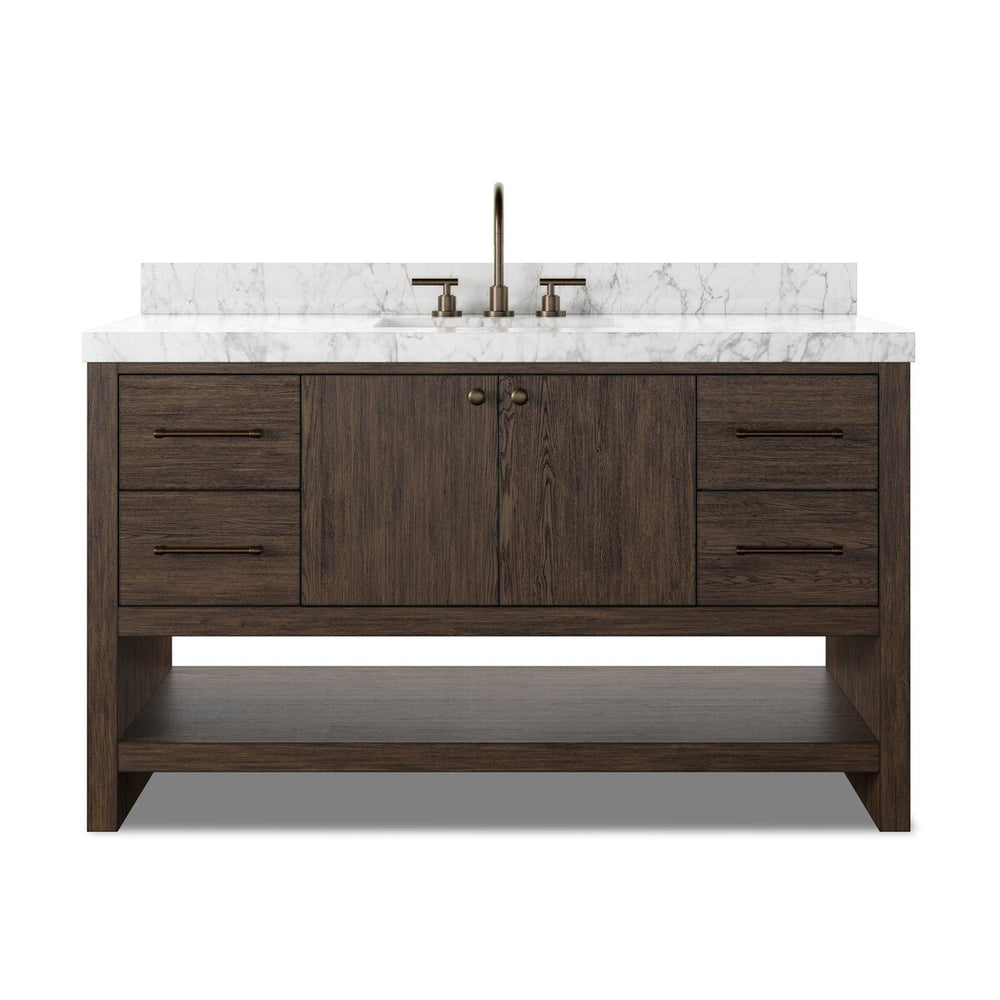 Anthem Single Wide Vanity - Satin Espresso Oak Veneer - 240194-005_1